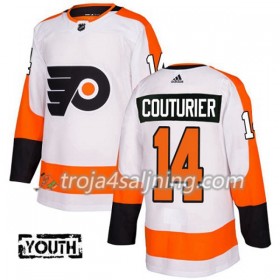 Philadelphia Flyers tröja Sean Couturier 14 Vit 2017-2018 Adidas Authentic - NHL Tröjor Barn